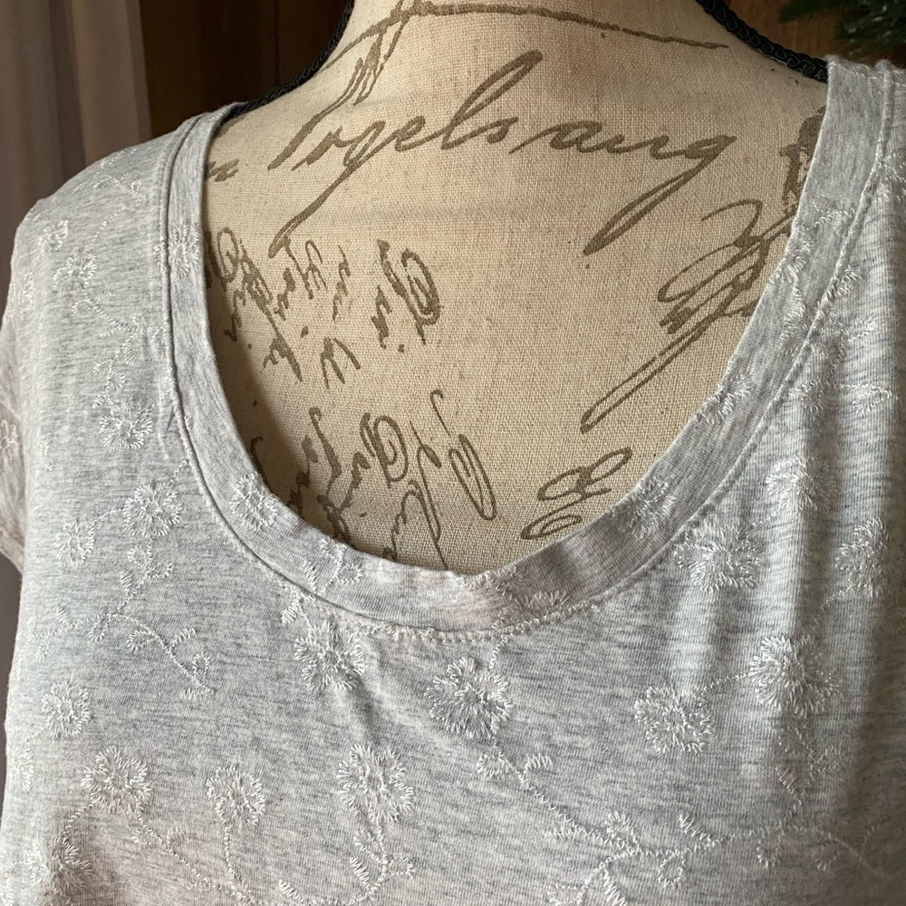 Embroidered Flutter Tee - image 3